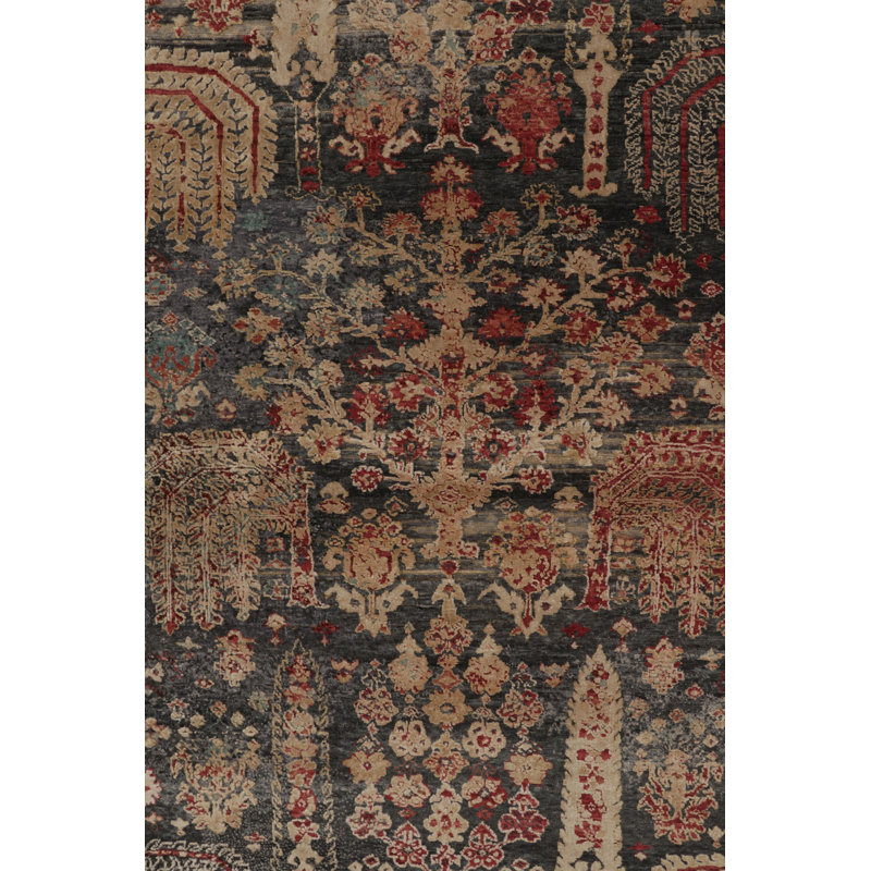 Modern Classics Hand Knotted Area Rug in Beige/Brown, Red, Blue, Cream/White, Orange, Pink, Gray/Silver