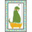 «Parente Rub-a-Dub Dino II», reproduction sur toile tendue-1075435230