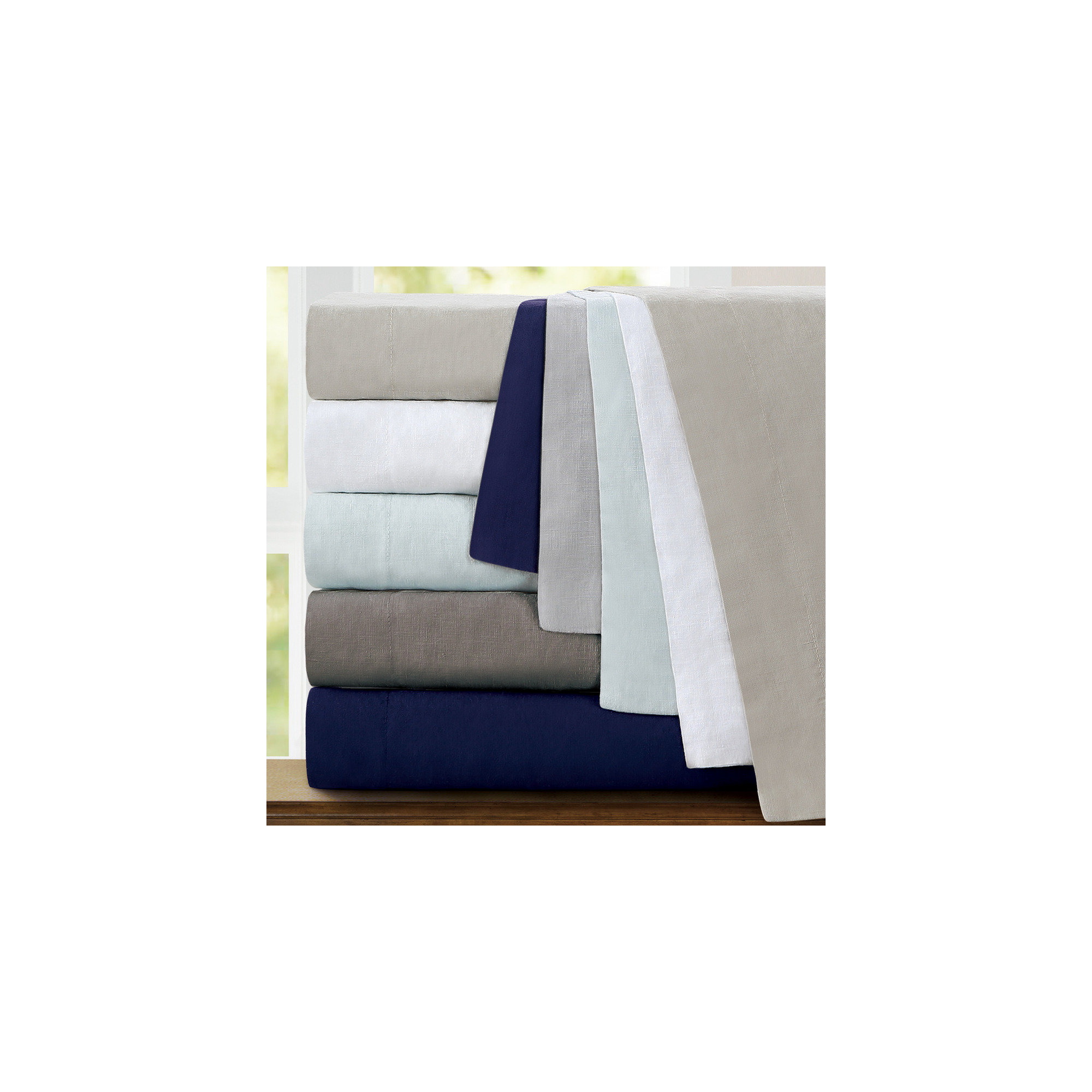 Frazier 100% Linen - Set of 2, Stone