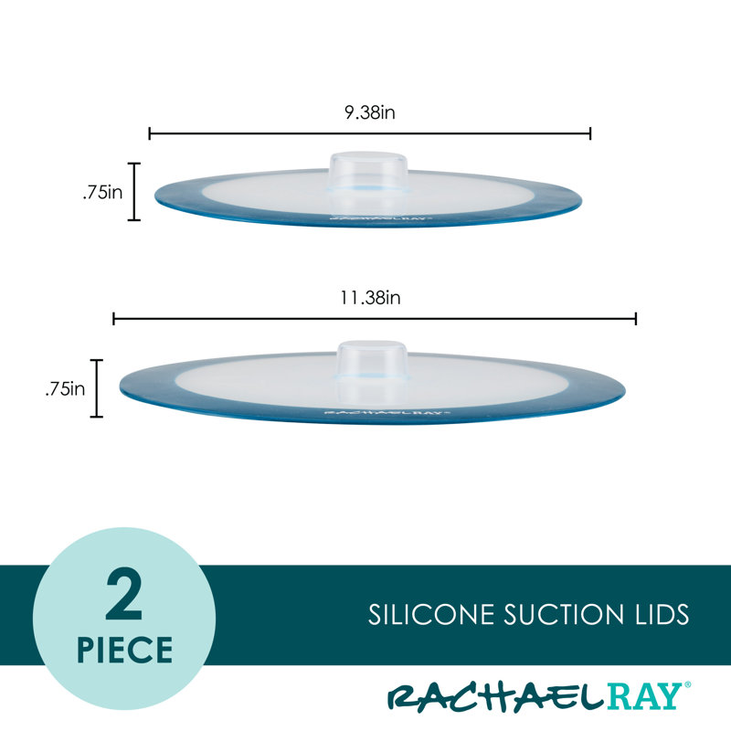 Rachael Ray Tools and Gadgets Silicone Suction Lid Set - Thumbnail 5