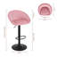Swivel Upholstered Adjustable Height Bar Stool-1193039043-1193039047