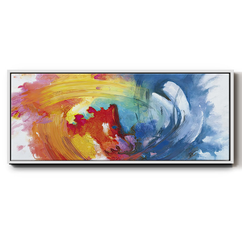 Calliope - Framed Canvas, 20" H x 50" W