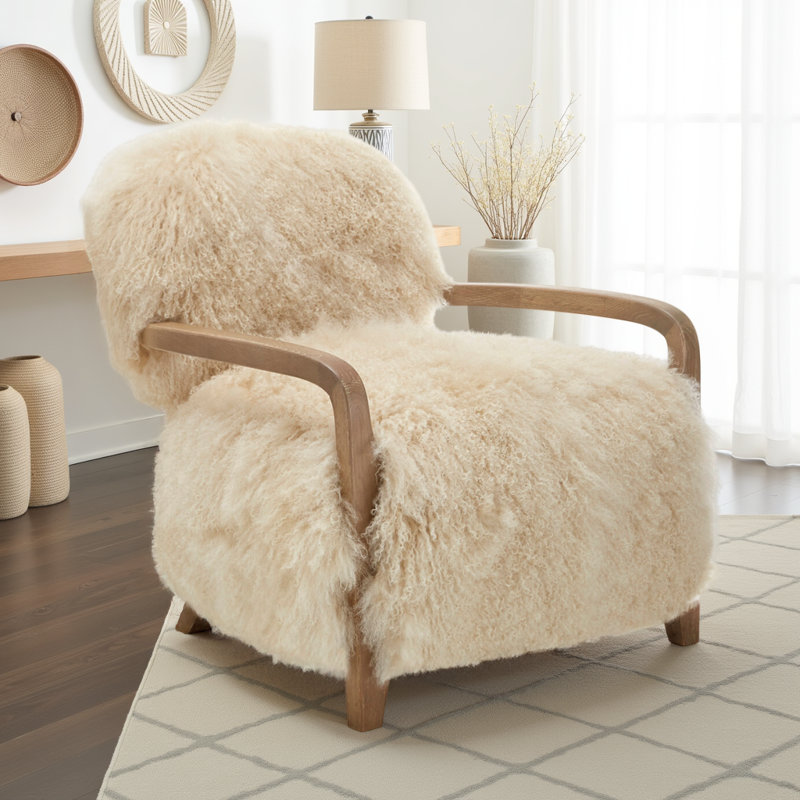 Bayli Upholstered Armchair, Beige