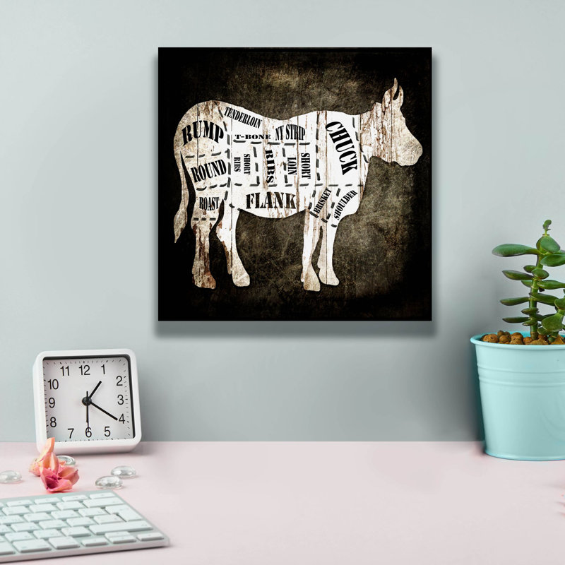 «Daubenton Butcher Shop II» par Lightbox Journal, impression sur toile, H 12 po x l 12 po x P 0,75 po