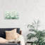 White Hydrangea Garden Sage On Wood by Danhui Nai - Wrapped Canvas Print-1728891627