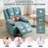 Manual Recliner Chair, Overstuffed Fabric Reclining Chair with Side Pockets & Steel Frame, 300LB-1131059221