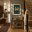 Golden Crab Geometric - Framed Print-1505640997-1505640995