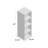 37.05'' H Revolving Media Tower