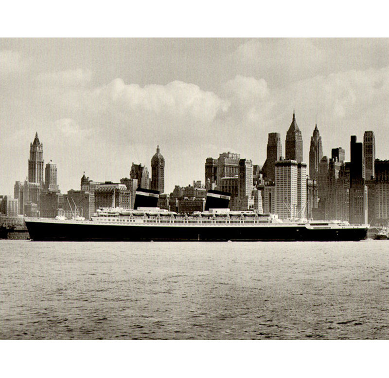SS United States 1953, 36" H x 46" W