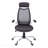 Gray Mesh Chrome Metal Office Chair, Adjustable Height, Swivel, Ergonomic, Armrests, Computer Desk Work, Contemporary Modern-657004276