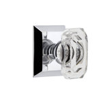 Grandeur Concealed Screw Mechanism Geometric Knob with Square Rosette