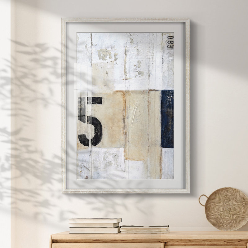 5e rangée - Impression encadrée, 28.5" H x 20.5" W, Blanc