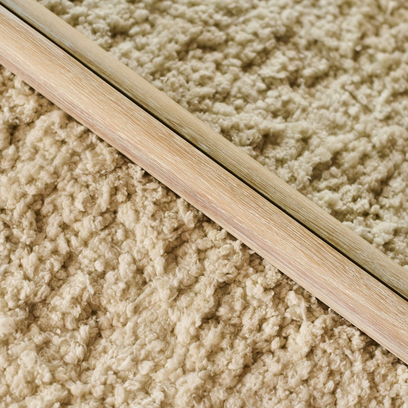 180x90cm Wooden Mirror - Paulownia, Whitewash