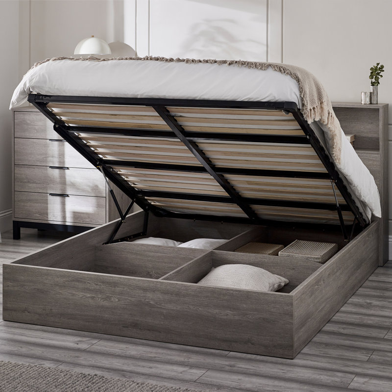 Baehr Bed, Kingsize (5'), Grey