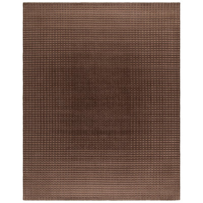 Tapis abstrait Ridgewood 301 tissé à la main, 70 % laine, 30 % coton recyclé