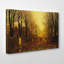Autumn Evening by John Atkinson Grimshaw - Wrapped Canvas-19061117