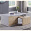 Table basse rectangulaire avec table coulissante