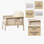 208cm Wide Outdoor Patio Sofa with Cushions