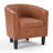 25.2" W Classic Soft Faux Leather Accent Barrel Chair-1827626778