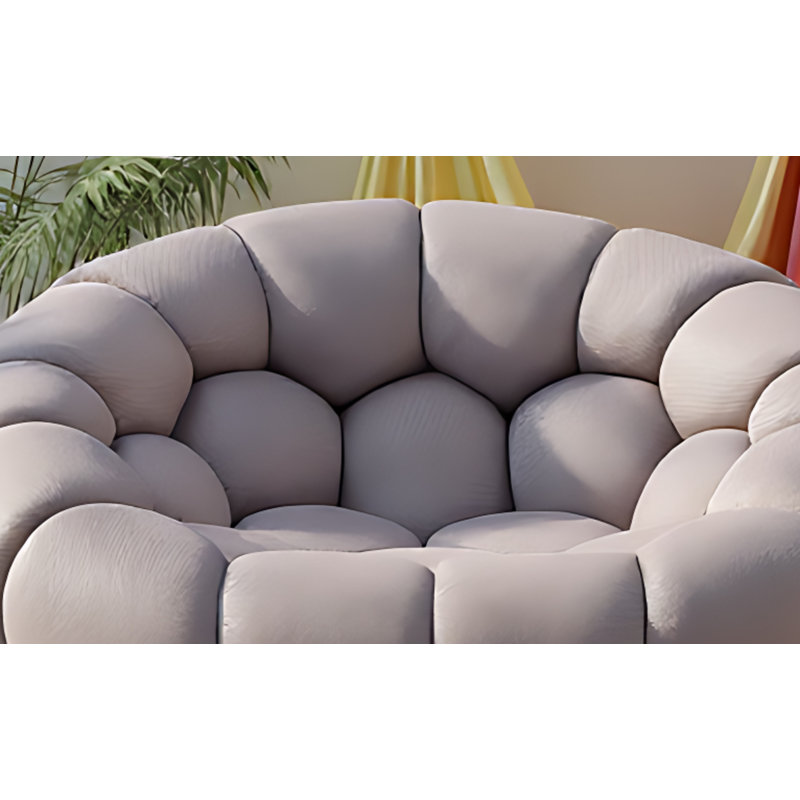 Chaise rouge Tishana, Microfibre / microsuède gris