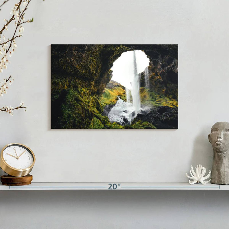 Cascade Alvord Mossy Kvernufoss, H 8 po x l 12 po