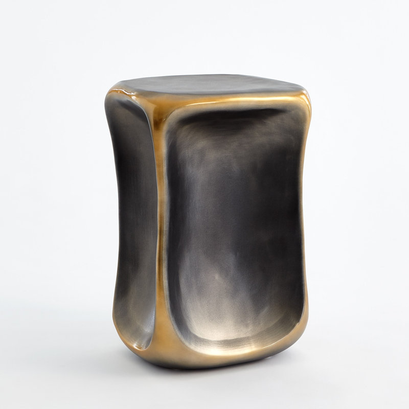 Formation Accent Table-Black/Gold-Lg