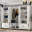 Padstow Hall Tree 86.7'' Wide with Bench and Shoe Storage
