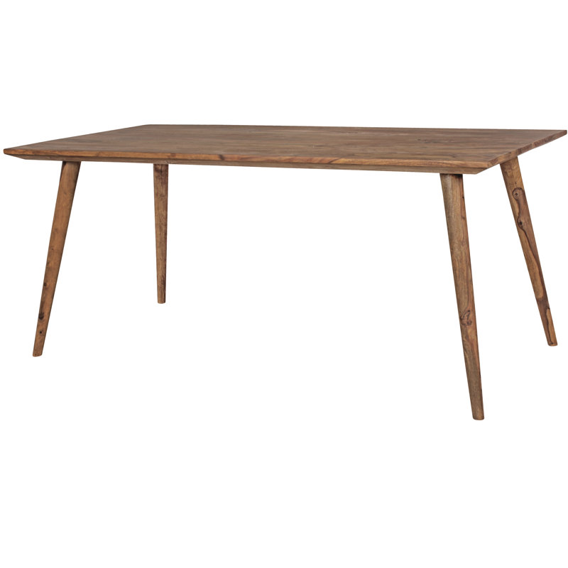 Uecker Solid Wood Dining Table, 76cm H x 180cm L x 80cm W