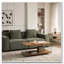 Table basse en verre trempé noyer 2 couches