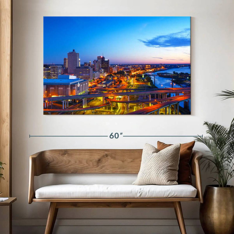 Senne Memphis Highways, 34" H x 51" W
