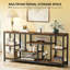 Table d'appoint attrayante, canapé rustique, console