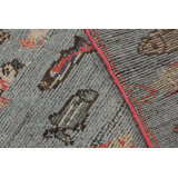 Rug & Kilim’S Mid-Century Style Runner Rug In Blue With Colorful Fish Pictorials