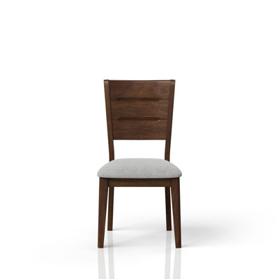 Giddeon Ladder Back Side Chair in Brown