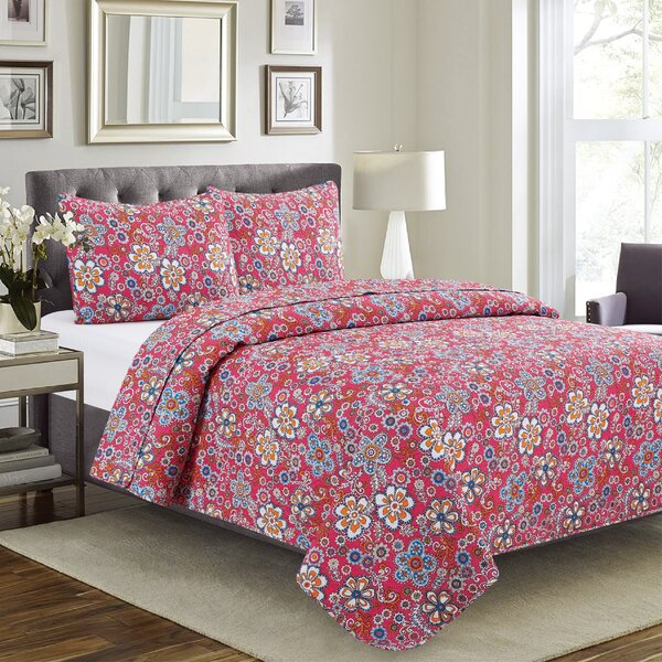 Glory Home Design Julie Percale Quilt Set | Wayfair