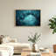 Ensemble de 1 tableau sur toile représentant une arche sous-marine-129323213-129323222