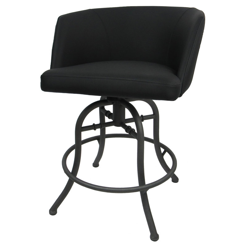 Tabouret de bar 26 po Dupey Cermenho, Tabouret de comptoir (siège d'une hauteur de 26 p, Lave noire