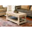 Telemaco Solid Wood Top Single Coffee Table