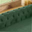 Élégant lit pour animaux de compagnie rectangulaire pour chiens grands et surdimensionnés, canapé-lit surélevé durable, canapé pour chien confortable, canapé pour chien en tissu de lin moderne et tendance - Vert olive-1395296328