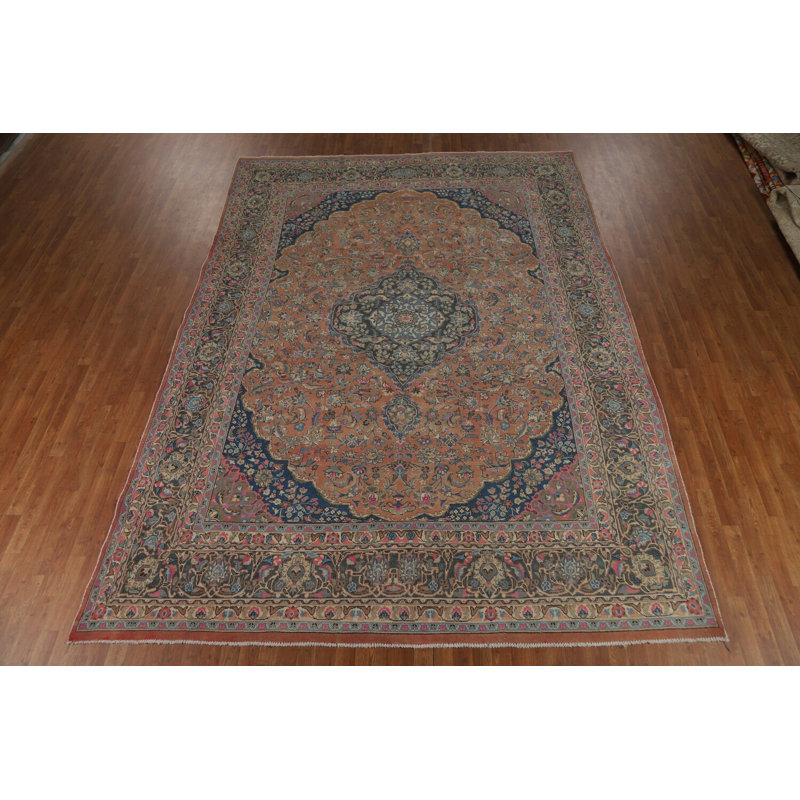 Tapis traditionnel orange 10x13