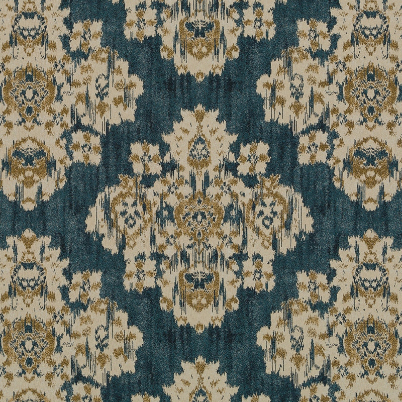 Robert Allen @Home Oushak Fabric, Aegean