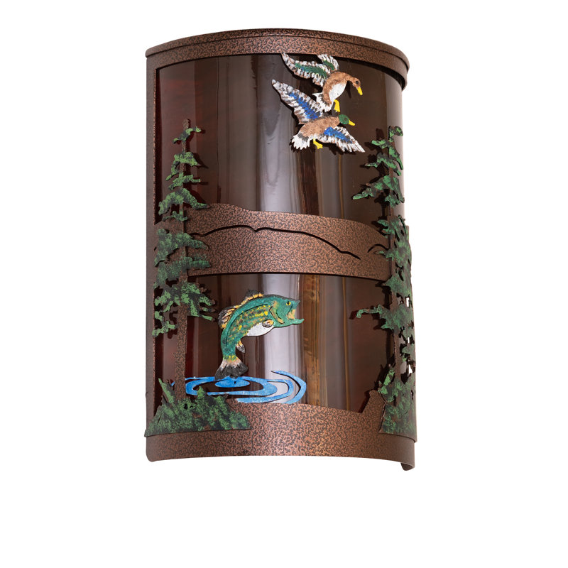 2 - Light Flush Mounted Sconce