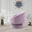 Fauteuil demi-tonneau en velours-1004013598