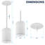  4.5 In. LED Cylinder Pendant Light with 8FT Surface Mount, 5CCT 2700K-5000K, 2500LM, 35W, CRI90, Dual Dimmable, Wet & IC Rated, ETL, Black-1806572252