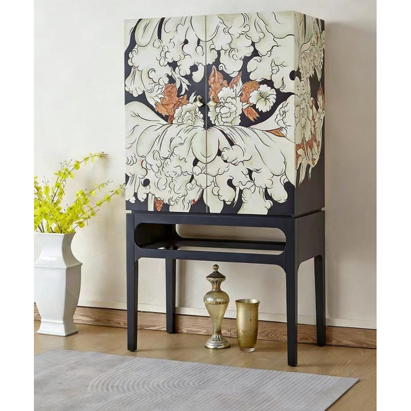 Large-Capacity Painted Sideboard
