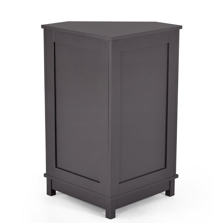 Winston Porter Jonice Bathroom Floor Storage Cabinet, Wooden Free