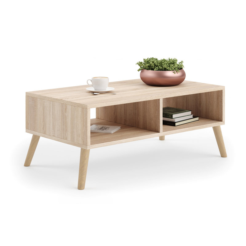 Monahan Four Leg Coffee Table, Sonoma Oak