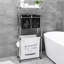 Laundry Hamper 3 Tier Laundry Sorter With 4 Removable Bags For Organizing Clothes, Laundry, Lights, Darks, Three Hooks