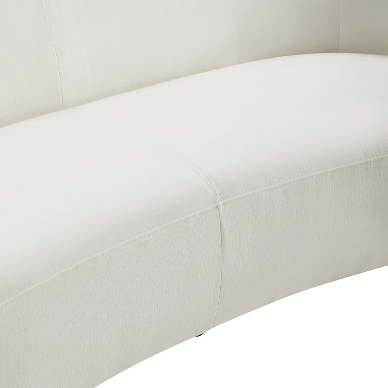 Chenille élite texturé chameau, Chenille Capri ivoire