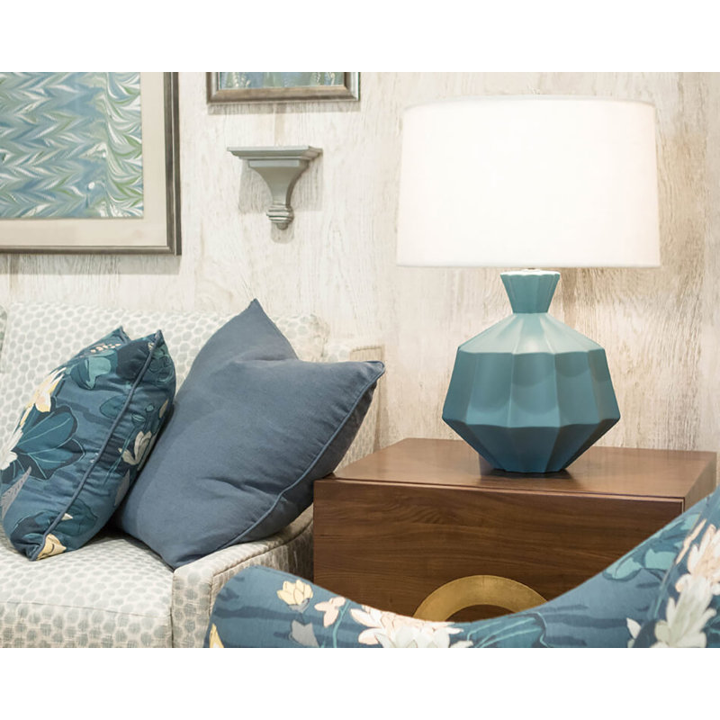 Orion 27" Table Lamp, Daisy, 17.75" H x 12.5" W x 12.5" D