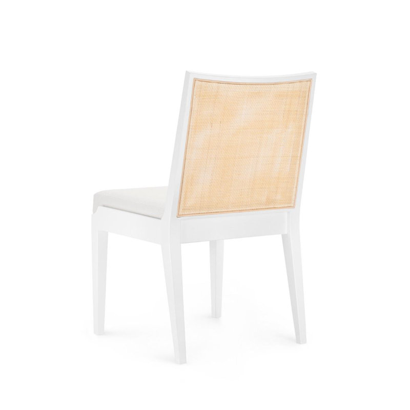 Ernest Solid Wood Dining Chair, White